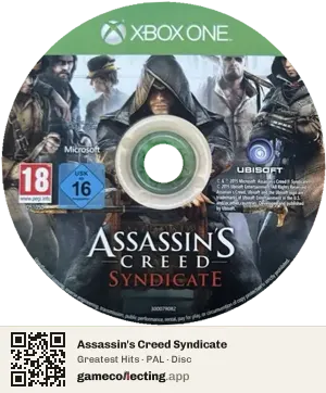 Assassin's Creed Syndicate Xbox One, PAL disc