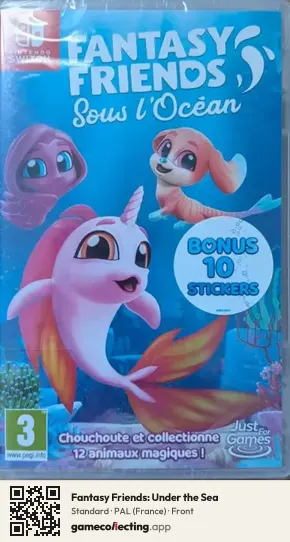 Fantasy Friends: Under the Sea Nintendo Switch, France box front