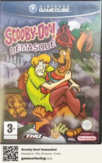 Scooby-Doo! Unmasked Nintendo GameCube, France box front