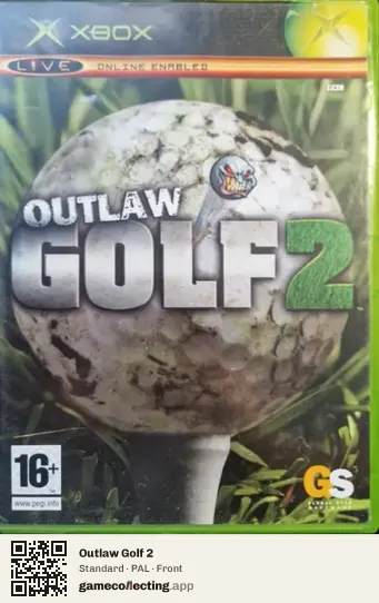Outlaw Golf 2 Xbox, PAL box front