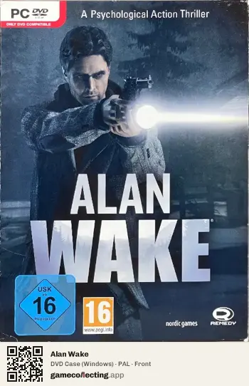 Alan Wake Computer, PAL box front