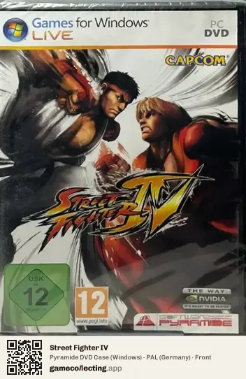 Street Fighter IV Computer, Germany box front