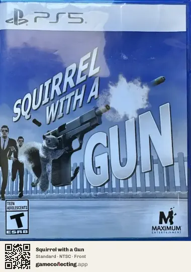 Squirrel with a Gun PlayStation 5, NTSC box front