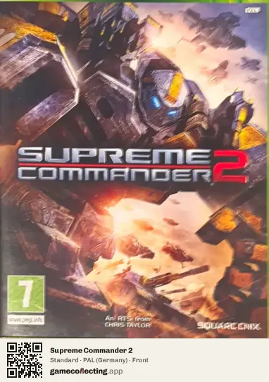 Supreme Commander 2 Xbox 360, Germany box front