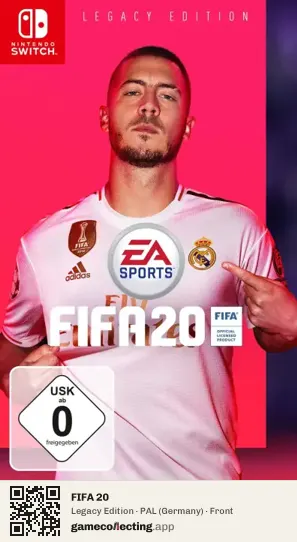 FIFA 20 Nintendo Switch, Germany box front