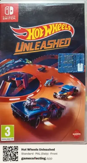 Hot Wheels Unleashed Nintendo Switch, Italy box front