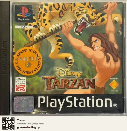 Tarzan PlayStation, Italy box front