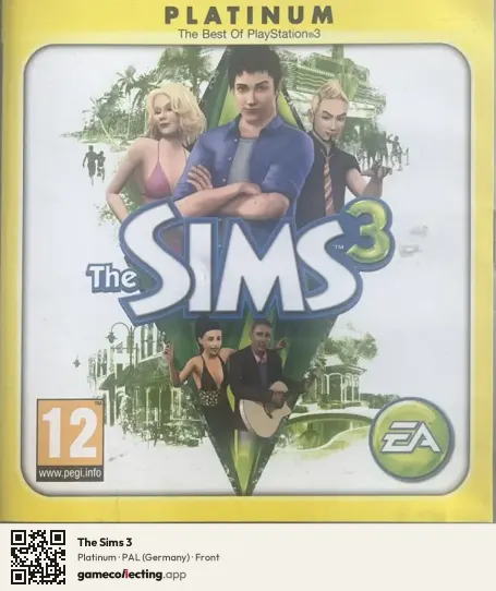 The Sims 3 PlayStation 3, Germany box front
