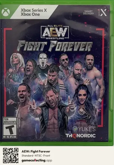 AEW: Fight Forever Xbox Series X, NTSC box front