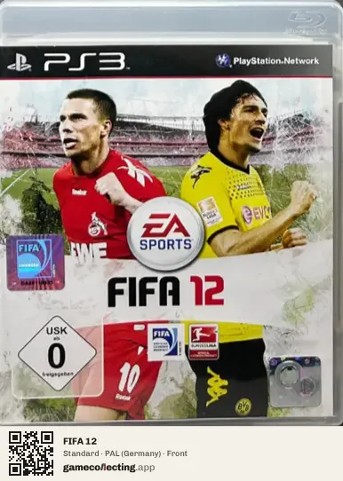 FIFA 12 PlayStation 3, Germany box front