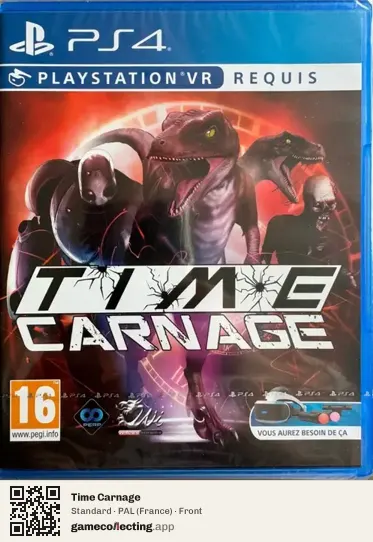 Time Carnage PlayStation 4, France box front
