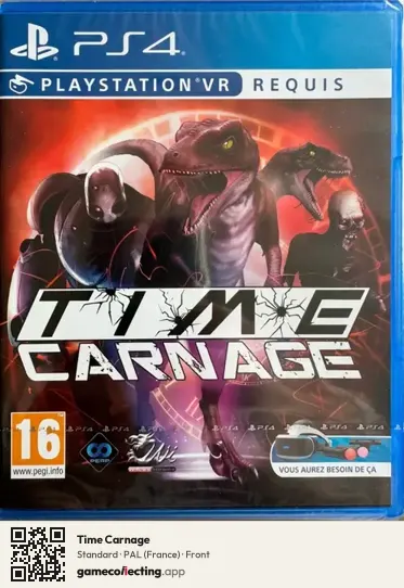 Time Carnage PlayStation 4, France box front