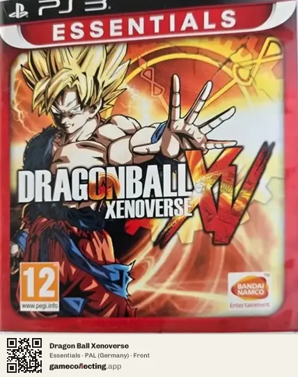 Dragon Ball Xenoverse PlayStation 3, Germany box front
