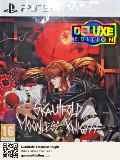 Skautfold: Moonless Knight PlayStation 5, PAL box front