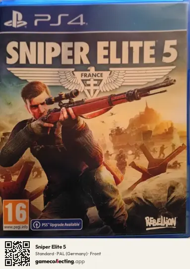 Sniper Elite 5 PlayStation 4, Germany box front