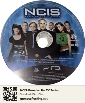 NCIS: Based on the TV Series PlayStation 3, PAL disc