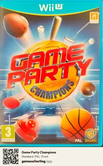 Game Party Champions Nintendo Wii U, PAL box front
