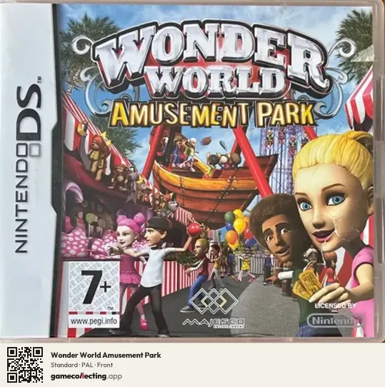 Wonder World Amusement Park Nintendo DS, PAL box front