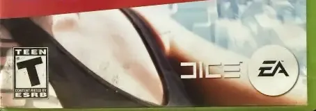 Mirror's Edge, the ESRB box on its front