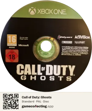 Call of Duty: Ghosts Xbox One, PAL disc