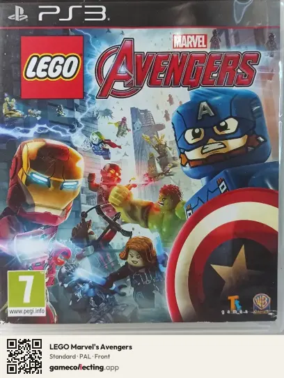 LEGO Marvel's Avengers PlayStation 3, PAL box front
