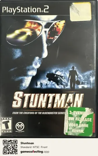 Stuntman PlayStation 2, NTSC box front