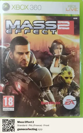 Mass Effect 2 Xbox 360, France box front