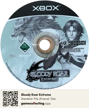 Bloody Roar Extreme Xbox, PAL disc