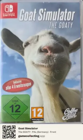 Goat Simulator Nintendo Switch, Germany box front
