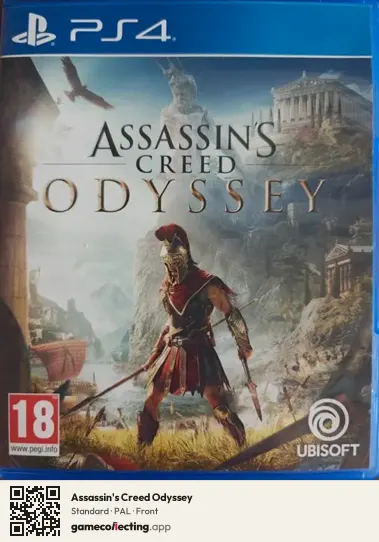 Assassin's Creed Odyssey PlayStation 4, PAL box front