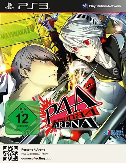 Persona 4 Arena PlayStation 3, Germany box front