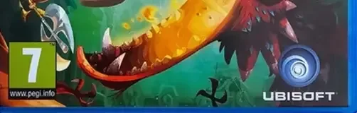 Rayman Legends, the PEGI square on its front