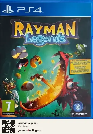 Rayman Legends PlayStation 4, PAL box front