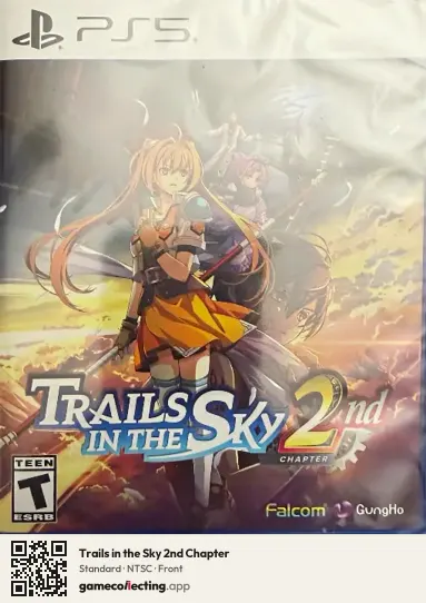 Trails in the Sky 2nd Chapter PlayStation 5, NTSC box front