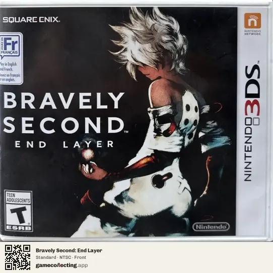 Bravely Second: End Layer Nintendo 3DS, NTSC box front