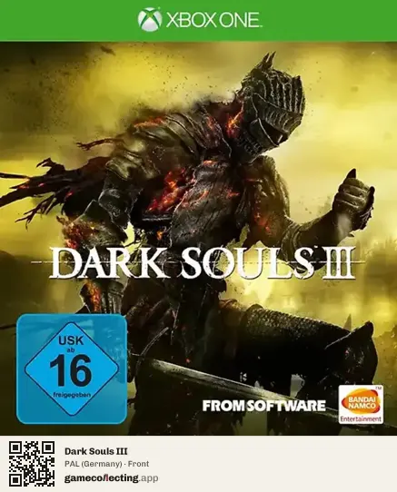 Dark Souls III Xbox One, Germany box front