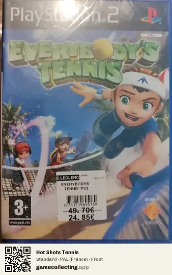 Hot Shots Tennis PlayStation 2, France box front