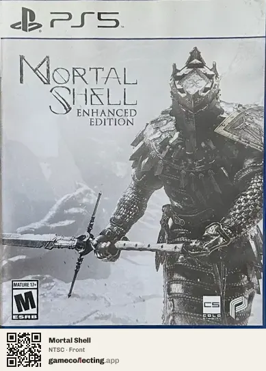 Mortal Shell PlayStation 5, NTSC box front