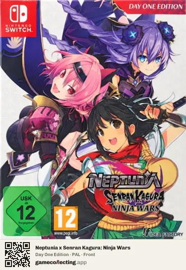 Neptunia x Senran Kagura: Ninja Wars Nintendo Switch, PAL box front