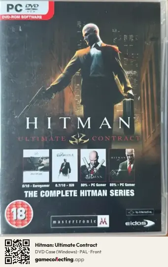Hitman: Ultimate Contract Computer, PAL box front