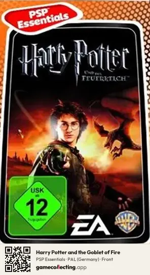 Harry Potter and the Goblet of Fire PlayStation Portable, Germany box front