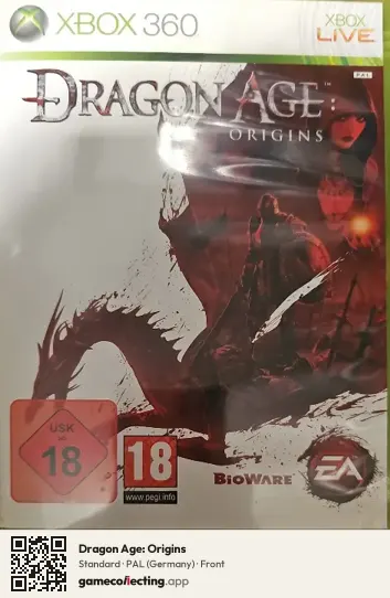 Dragon Age: Origins Xbox 360, Germany box front