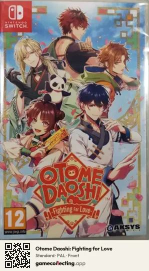 Otome Daoshi: Fighting for Love Nintendo Switch, PAL box front