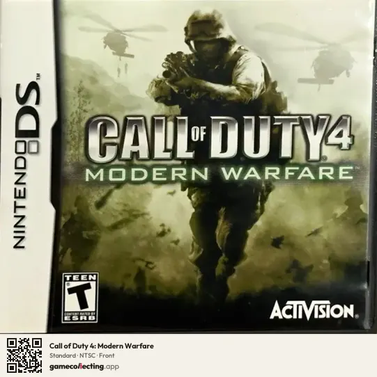 Call of Duty 4: Modern Warfare Nintendo DS, NTSC box front