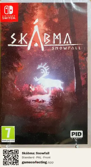 Skábma: Snowfall Nintendo Switch, PAL box front