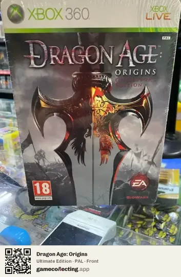 Dragon Age: Origins Xbox 360, PAL box front