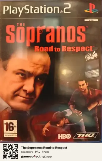 The Sopranos: Road to Respect PlayStation 2, PAL box front