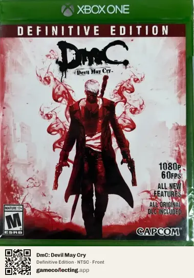 DmC: Devil May Cry Xbox One, NTSC box front