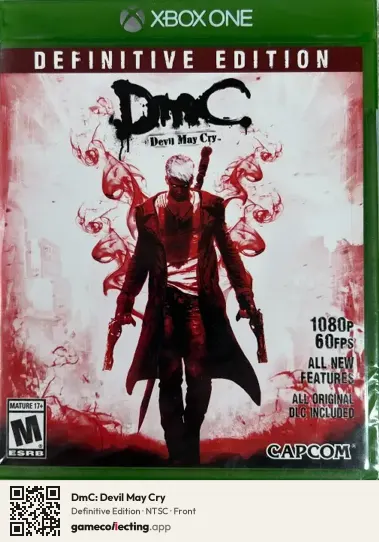 DmC: Devil May Cry Xbox One, NTSC box front