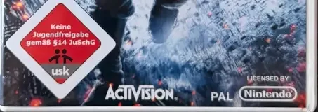 Call of Duty: World at War, the USK square on its front